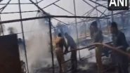 India News | Prayagraj: Fire Breaks out in Several 'unauthorised' Tents, Doused Later