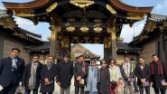 World News | Japan: Madhya Pradesh CM Mohan Yadav Visits Nijo-jo Castle in Kyoto