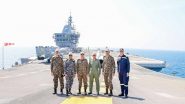 World News | Senior Officers Embark INS Vikrant to Witness Joint Phase of TROPEX 25