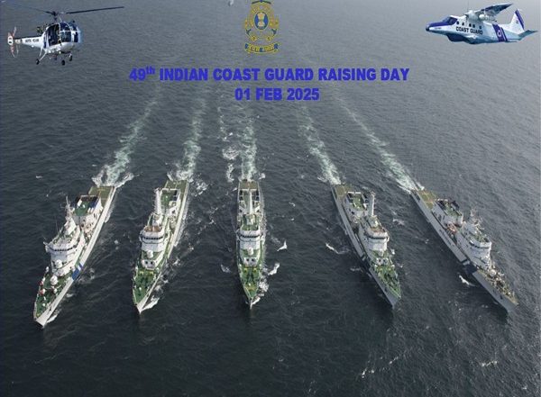World News | Indian Coast Guard to Celebrate 49th Raising Day on 1st February 2025