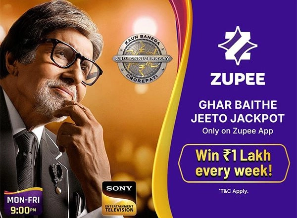 Entertainment News | Zupee, Sony Entertainment Television's 'Kaun Banega Crorepati' Unite to Celebrate Skills, Knowledge with Ghar Baithe Jeeto Jackpot Contest