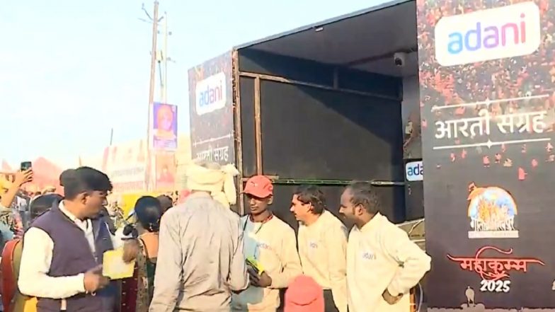 Maha Kumbh Mela 2025: Adani Group Serves Spiritual Nourishment With ‘Satvik’ Meals and Geeta Press Literature (Watch Video)