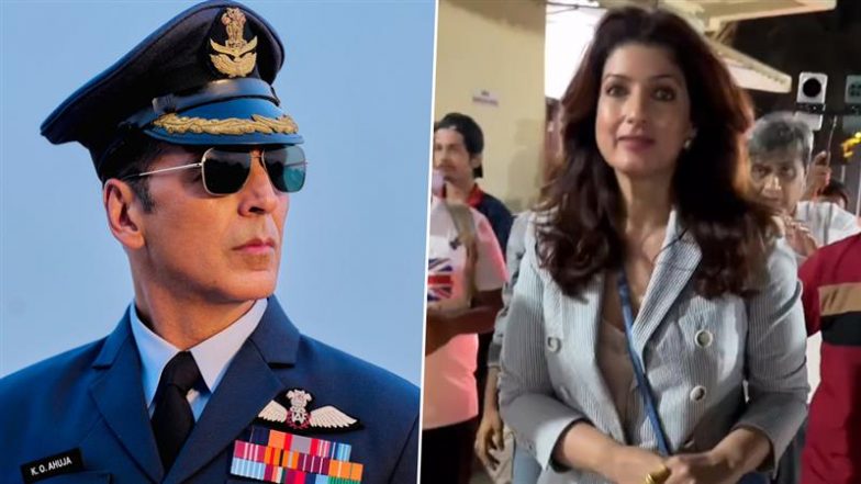 Twinkle Khanna Attends ‘Sky Force’ Screening; Watch Akshay Kumar’s Wife’s Reaction When Paparazzi Asks ‘Kaise Lagi Movie?’ – VIDEO