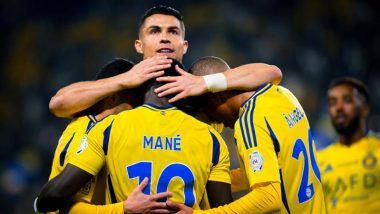 Al-Nassr 3–1 Al-Akhdoud, Saudi Pro League 2024–25: Cristiano Ronaldo Scores, Sadio Mane Nets Brace As Stefano Piolo and Co Kick-Start New Year With Dominating Win