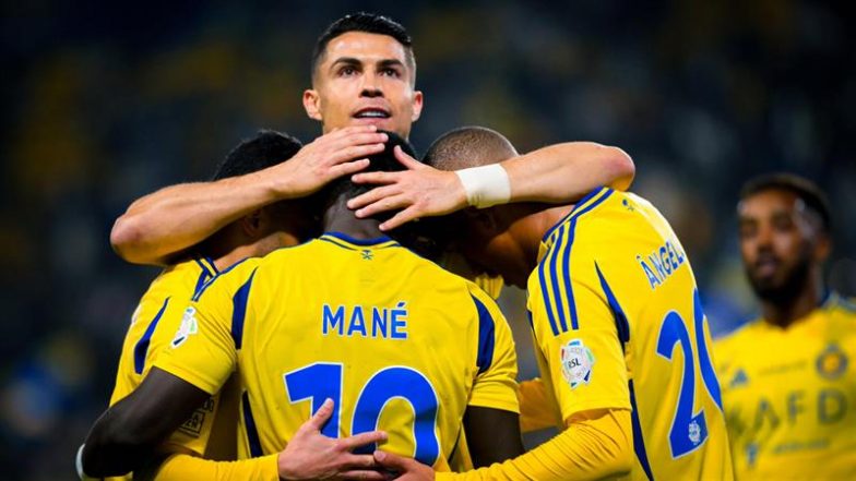 Al-Nassr 3–1 Al-Akhdoud, Saudi Pro League 2024–25: Cristiano Ronaldo Scores, Sadio Mane Nets Brace As Stefano Pioli and Co Kick-Start New Year With Dominating Win