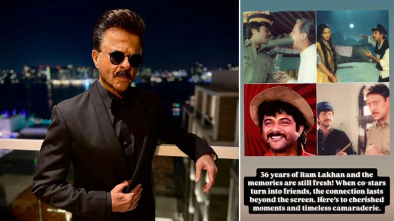 'Memories Are Still Fresh': Anil Kapoor Celebrates 36 Years of 'Ram Lakhan', Writes About 'Timeless Camaraderie' on the Sets of Iconic Film