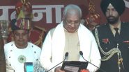 Arif Mohammad Khan Takes Oath As Bihar Governor at Raj Bhavan (Watch Video)