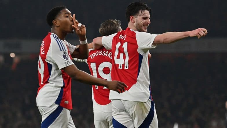 Arsenal 2-1 Tottenham Hotspur, Premier League 2024-25: Leandro Trossard Scores Winner as Gunners Edge Past Spurs to Secure Three Vital Points in North London Derby