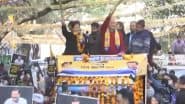 Delhi Assembly Elections 2025: CM Atishi Leads Rally Ahead of Filing Nomination From Kalkaji (Watch Video)