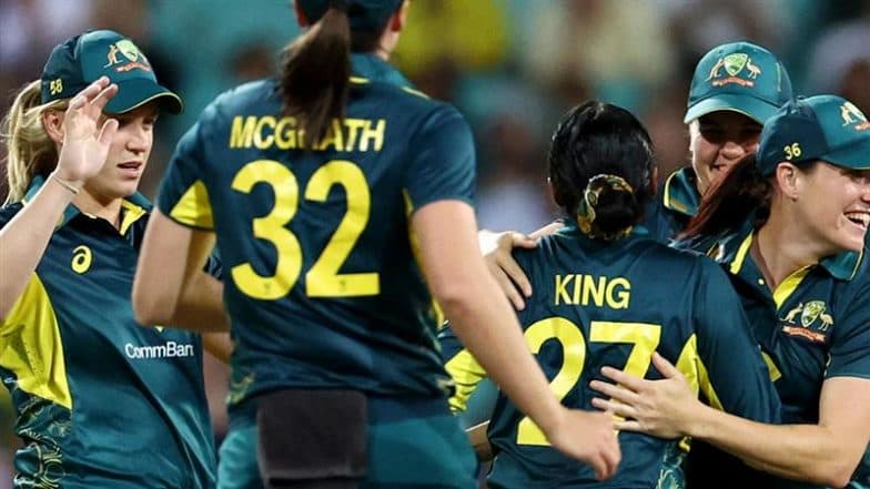 Australia Retain Women's Ashes; Tahlia McGrath and Co Secure Unassailable Lead After Registering Clinical 57-Run Victory Over England in AUS-W vs ENG-W 1st T20I 2024