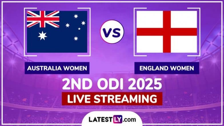 How To Watch AUS-W vs ENG-W Free Live Streaming Online of 2nd ODI 2025? Get Telecast Details of Australia Women vs England Women Ashes Cricket Match on TV