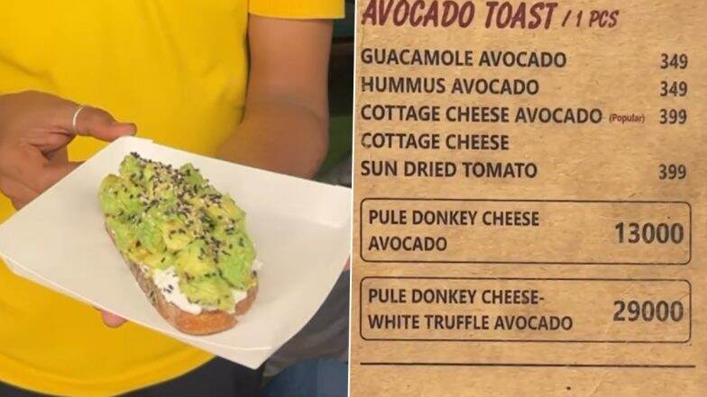 Video of Surat’s INR 29K Avocado Toast Goes Viral Online