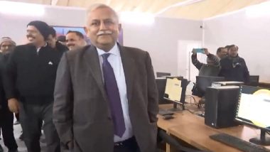 Mahakumbh Mela 2025: Uttar Pradesh CM Yogi Adityanath’s Advisor Awanish Kumar Awasthi Inspects Information Complex Built for Mela in Prayagraj (Watch Video)