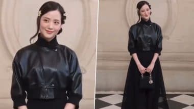 BLACKPINK’s Jisoo Attends Dior Couture Spring Summer 2025 Show, K-Pop Idol Mesmerises in Stylish All-Black Ensemble (See Pics & Videos)