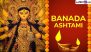 Banada Ashtami 2025 Wishes and HD Images for Free Download Online: Share WhatsApp Messages, Greetings and Wallpapers on Shakambhari Navratri