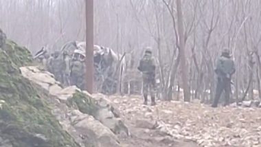 Jammu and Kashmir Road Accident: 2 Soldiers Killed, 3 Injured After Army Vehicle Plunges Into Deep Gorge in Bandipora (Watch Video)