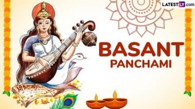 Basant Panchami 2025 Wishes and Happy Saraswati Puja Greetings: Send Messages, HD Images, Quotes and Wallpapers To Celebrate the Auspicious Festival