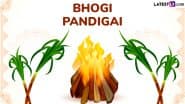 Bhogi Pandigai 2025 Wishes: Share Happy Bhogi Greetings With These WhatsApp Images, HD Wallpapers, Messages and Quotes on the First Day of Pongal