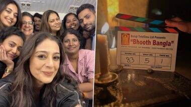 ‘Bhooth Bangla’: Tabu Shares ‘End of Schedule’ Selfie From the Sets of Upcoming Horror-Comedy (See Pic)