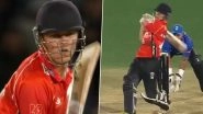 Brendon McCullum's Son Riley McCullum Follows His Father's Footsteps, Smashes Quickfire 23 Runs Off 13 Balls During Team Rugby vs Team Cricket T20 Black Clash (Watch Video)