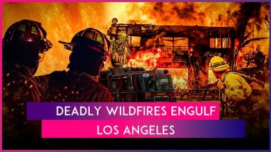 Los Angeles Wildfires: 7 Dead, Thousands Evacuated As Destructive Fires Wreak Havoc in Pacific Palisades, Hollywood Hills and Eaton