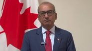 Chandra Arya, Canada's Indian-origin MP, Says He'll Run for Prime Ministership (Watch Video)