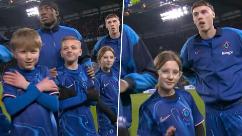 Child Mascots Delight Stamford Bridge Crowd With Cole Palmer 'Cold' Celebration During Chelsea vs Wolves Premier League 2024–25 Clash, Video Goes Viral