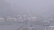 Delhi Fog: Dense Fog Engulfs National Capital, Reducing Visibility; Trains Delayed, Flight Operations Affected Due to Haze (Watch Videos)