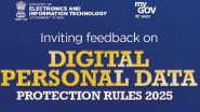 DPDP Rules: E-Commerce, Gaming and Social Media Platforms Must Delete Personal User Data After 3 Years, Digital Personal Data Protection Draft Rules Mandate