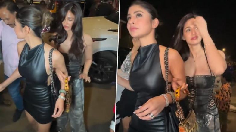 Besties Disha Patani and Mouni Roy Serve Sexy Fashion As They Celebrate New Year 2025 Partying Together (Watch Videos)