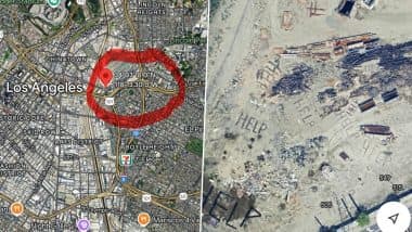 ‘Help’ and ‘Traffico,’ Mysterious Signs Written in Debris Spotted on Google Maps in Los Angeles, Viral Pictures Spark Widespread Concerns