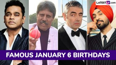 Know About Famous People and Celebrities Born on January 6