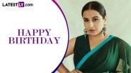 Vidya Balan Birthday: 5 Lesser-Known Facts About the Versatile Actress We Bet You Didn't Know!