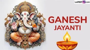 Ganesh Jayanti 2025 Wishes: Share Messages, Lord Ganesha Images, HD Wallpapers and Greetings To Celebrate Magha Shukla Chaturthi