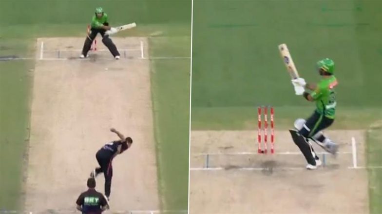 Glenn Maxwell Nails Sensational Reverse Sweep For Huge Six Off Ben Dwarshuis' Bowling During Melbourne Stars vs Sydney Sixers BBL 2024-25 Match (Watch Video)