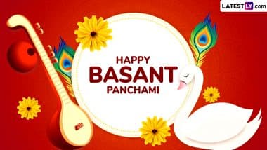 Basant Panchami 2025 Date and Auspicious Muhurat: Know Saraswati Puja Panchami Timings, Auspicious Rituals and Significance To Worship Goddess Saraswati