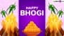 Bhogi 2025 Wishes in Telugu and Bhogi Subhakankshalu HD Images: Share WhatsApp Status, Greetings, Facebook Messages and SMS With Family and Friends