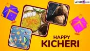 Happy Kicheri 2025 Images and Makar Sankranti Greetings: Celebrate the Harvest Festival of UP With These Kichedi HD Wallpapers, Wishes and Messages