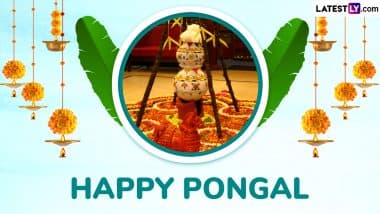 Pongal 2025 Wishes in Tamil and Iniya Pongal Valthukkal HD Images: Share WhatsApp Status, Festive Quotes, Greetings and Facebook Messages With Family and Relatives