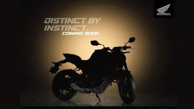 2025 Honda CB1000R Teased? Honda BigWing India Shares Image of Its Upcoming Motorcycle; Check Details