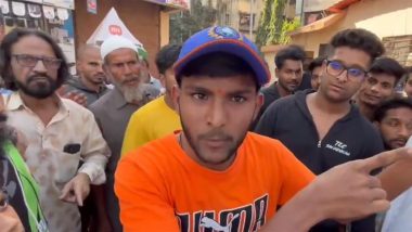 Thane: Youth Forced to Apologise by Mob in Mumbra After Spat With Fruit Vendor Over Speaking Marathi, MNS Reacts As Video Goes Viral