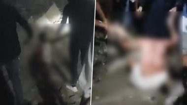 Thane: Man Brutally Thrashed With Sticks For ‘Roaming in Towel’ in Mumbra, Viral Videos Surface