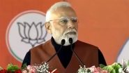 PM Narendra Modi Allegedly Faces Teleprompter Malfunction, Stands Silent For Extended Moment During Rally in Rohini; AAP Shares Video