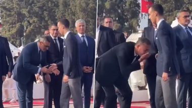 Prince Moulay Hassan of Morocco Again Avoids Hand-Kissing Ritual, New Video Shows Him Dodging Being Kissed on the Hand in Public