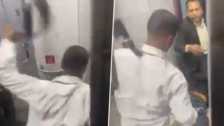 Amritsar-Katihar Express Viral Video: Coach Attendant, TTE Brutally Thrash Passenger With Belt on Moving Train, Railways Responds