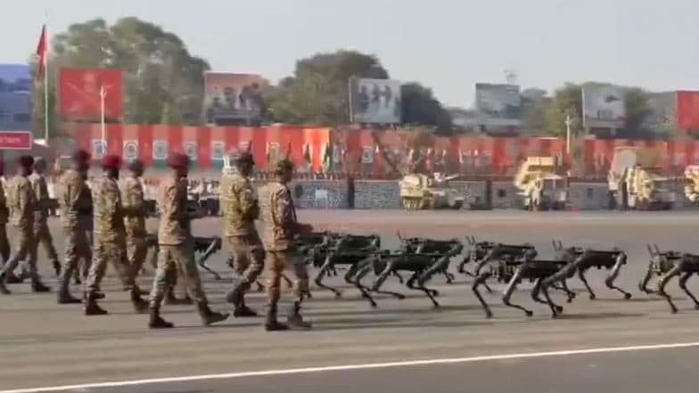 Army Day Parade 2025: Robotic Mules To Feature in Indian Army's First Parade in Pune on January 15, Rehearsal Video Surfaces