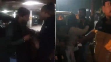 Greater Noida: Bar Owner Abuses Security Guards, Threatens To Shoot Them Over Parking Dispute in Shri Radha Sky Gardens Society; Probe Launched After Video Goes Viral