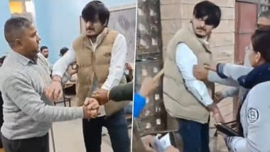 ‘Apni Aukaat Me Rehna’: Student Slaps Teacher After Being Caught Cheating During MTech Exam in Rajasthan; Video Goes Viral