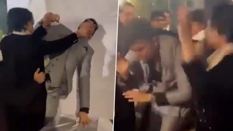 Jaipur: Expelled Students Gatecrash Farewell Party at SMS School in Rajasthan, Thrash Class 12 Student; Video Goes Viral