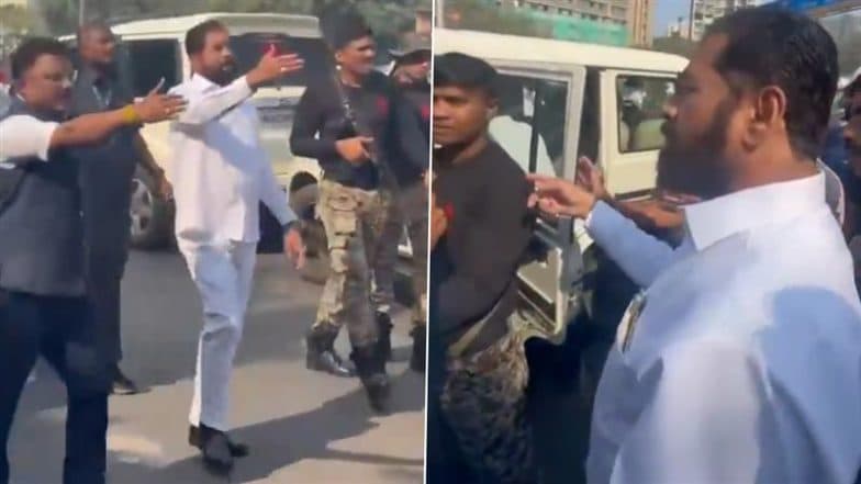 Maharashtra Deputy CM Eknath Shinde Stops His Convoy To Help Injured Biker on Mumbai Road, Video Surfaces